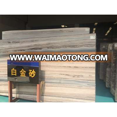 Good Quality White Sand Gold Marble Slab