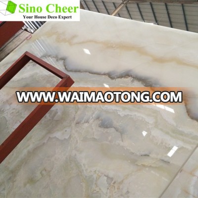 Bright Color Onyx Marble Tile Slab Natural Stone Onyx On Sale