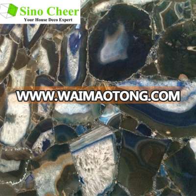 Precious Marble Stone,Custom all Kinds Of Composite Agate Stone Slab