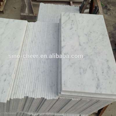 white marble with brown veins nature stone floor tile