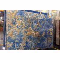 Natural Stone Blue Onyx Marble Slabs Good Price