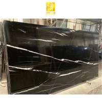 Own quarry china cheap black marble slabs and white marble slabs