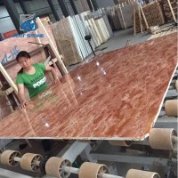 Professional Red Jade Marble Orange Slabs